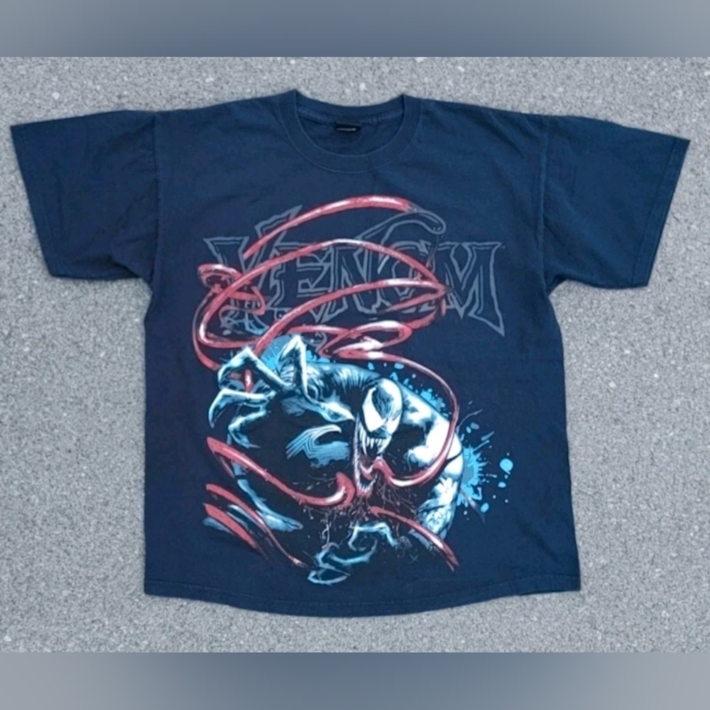 Vtg 2000s Marvel Venom Mad Engine T-Shirt Size (XL)